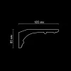 Карниз потолочный гипсовый Artpole SK39G