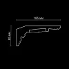 Карниз потолочный гипсовый Artpole SK39L