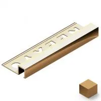 Профиль внешний P латунь P 12,5x10 мм Neexy (латунь брашированная)