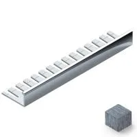 Профиль L-образный гибкий 12.5 NEEXY (серебро блестящее браш)	