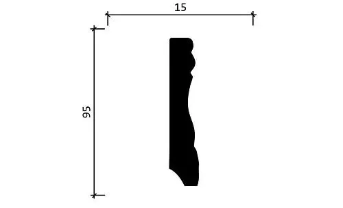Плинтус напольный DECOR DIZAYN 153A