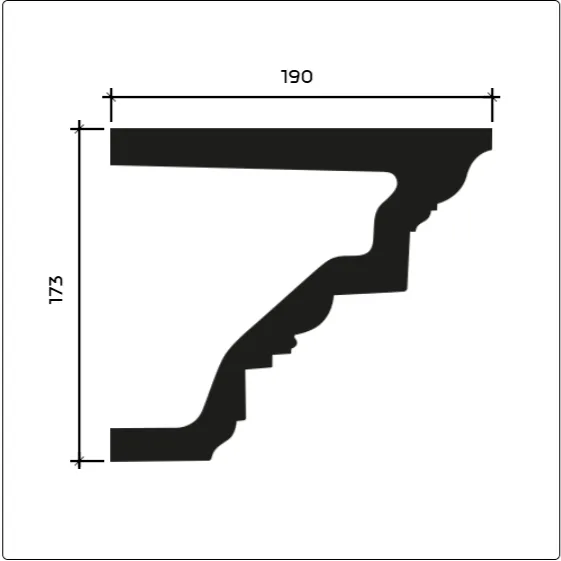 Фасадный карниз Европласт 4.32.201