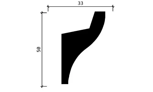 Карниз потолочный DECOR DIZAYN DD506