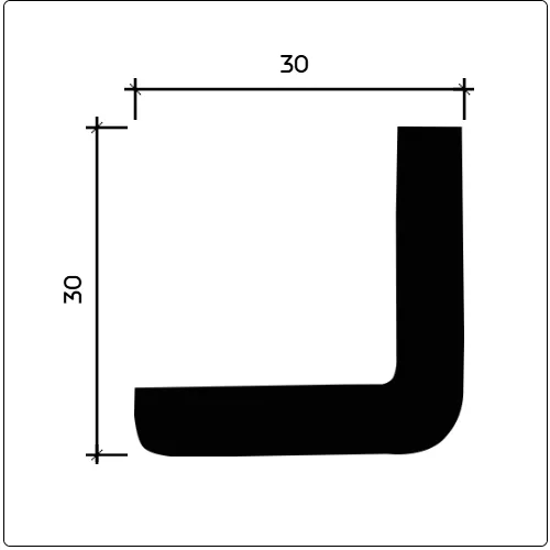 Внешний угол Европласт 1.50.156 Гибкий