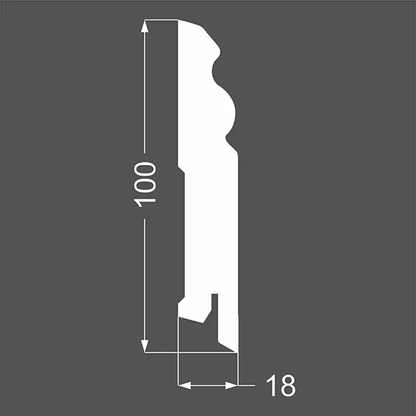 Плинтус напольный Ликорн Р 5.100.18