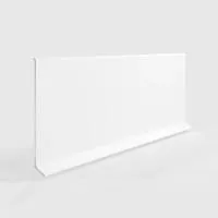 Плинтус алюминиевый LACONISTIQ Adhesive 80мм Белый матовый RAL9016. (80*10*2500мм)