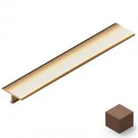 Т-образный профиль плоский латунь 25мм NEEXY (антик бронза светлая)