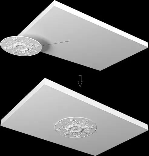 Розетка потолочная Artpole SR136N/V
