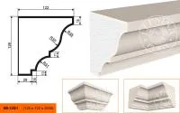 Фасадный карниз LEPNINAPLAST КВ-126/1