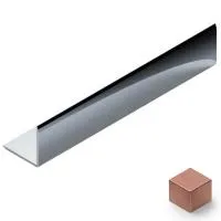 Угол из нержавеющей стали pvs98-14 NEEXY 10мм х 10мм (розовый браш)