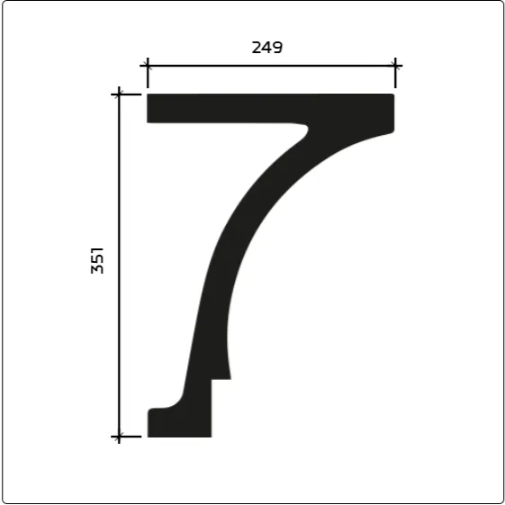 Фасадный карниз Европласт 4.91.002