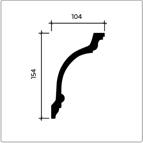 Карниз потолочный Европласт 1.50.117
