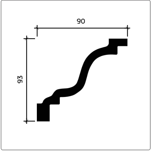 Карниз потолочный Европласт 1.50.126