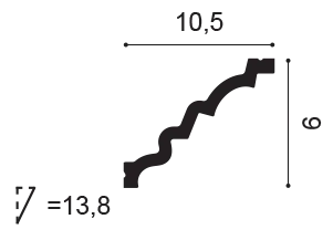 Карниз потолочный Orac Decor C326