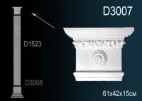 Капитель пилястры Перфект D 3007