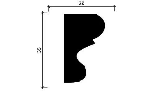 Молдинг DECOR DIZAYN DD607