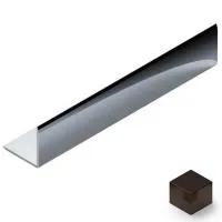 Защитный угол 20мм х 20мм NEEXY (коричневый блестящий) 