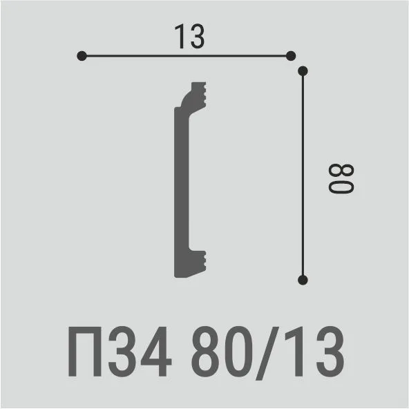 Плинтус напольный Bello Deco П34