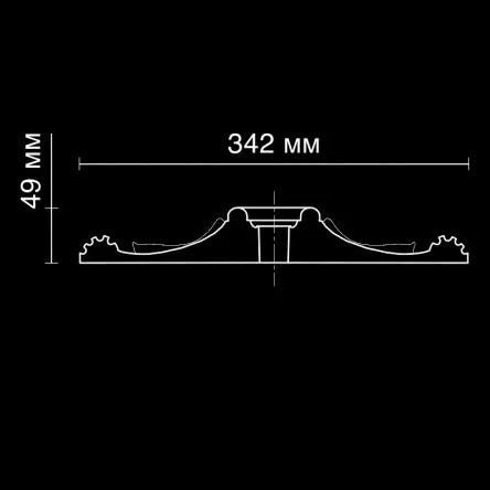 Розетка потолочная Artpole SR71