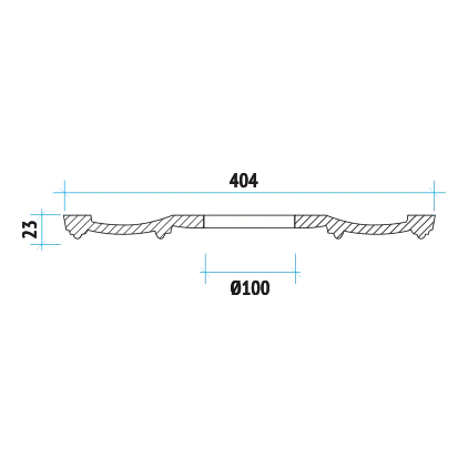 Розетка потолочная Европласт 1.56.047