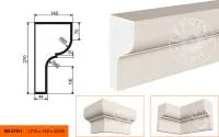 Фасадный карниз LEPNINAPLAST КВ-270/1