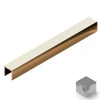 П- образный профиль латунь NEEXY 6 х 10 мм (латунь хромированная)