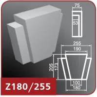 Фасадный  замковой камень "Лепнина Фасад" Z180/255