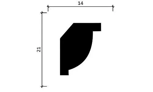 Карниз потолочный DECOR DIZAYN DD09