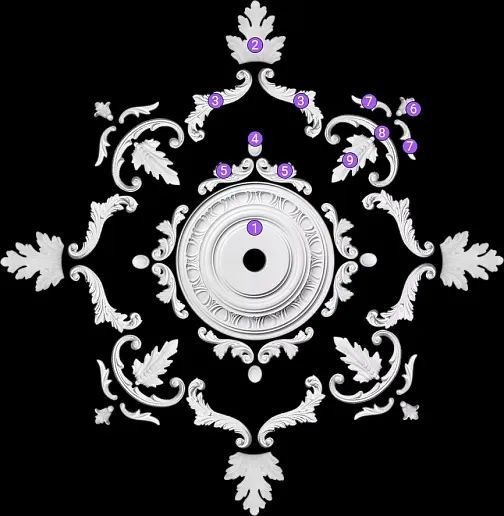 Потолочная наборная композиция SNK8