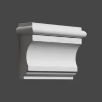 Фасадный декор кронштейн Европласт 4.83.002