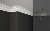 Карниз потолочный гипсовый Deco Line KT-69