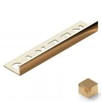 Профиль L-образный латунь 10мм NEEXY (латунь полированная)