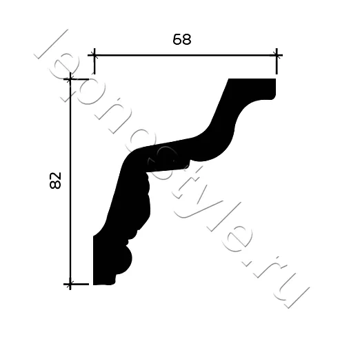 Карниз потолочный Европласт 1.50.278