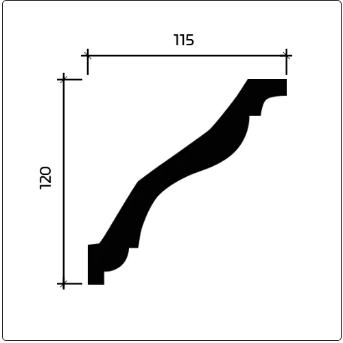 Карниз потолочный Европласт 1.50.133