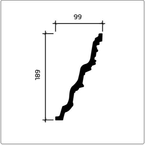 Карниз потолочный Европласт 1.50.502
