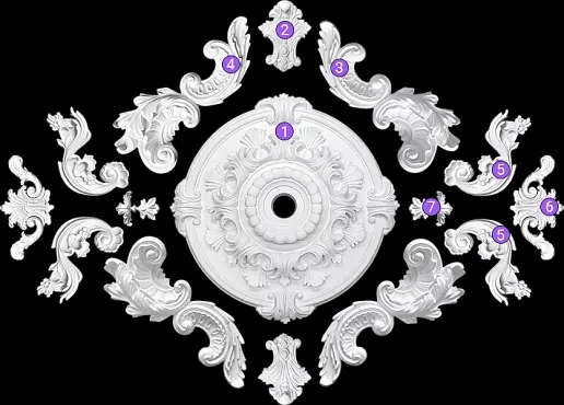 Потолочная наборная композиция SNK6