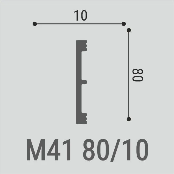 Молдинг Bello Deco М41 80/10