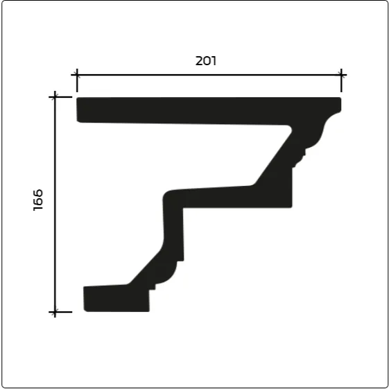 Фасадный карниз Европласт 4.32.101