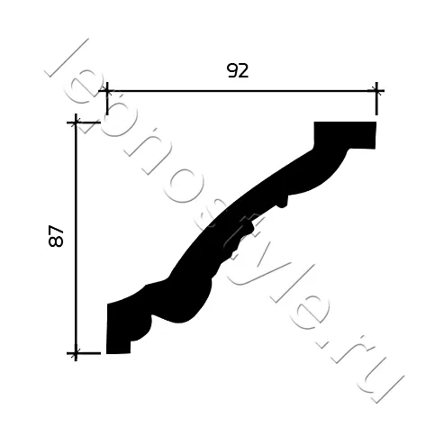 Карниз потолочный Европласт 1.50.198