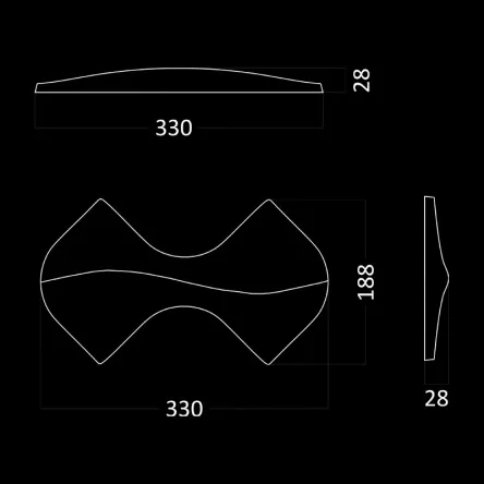 Гипсовая 3D панель Artpole FLIP
