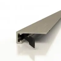 Микроплинтус Decaro M15A Титановый