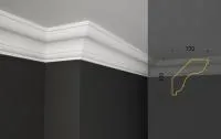 Карниз потолочный гипсовый Deco Line KT-13