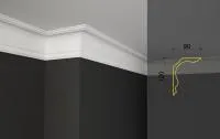 Карниз потолочный гипсовый Deco Line KT-36
