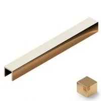 П- образный профиль латунь NEEXY 12x12 мм (полированная)