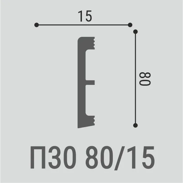 Плинтус напольный Bello Deco П30