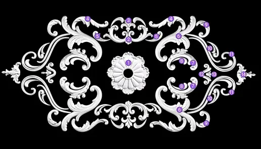 Потолочная наборная композиция SNK25