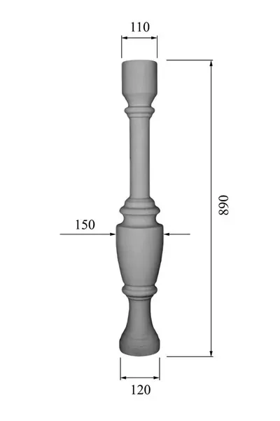 Балясина DECORUS BL-011