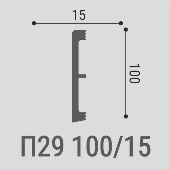 Плинтус напольный Bello Deco П29