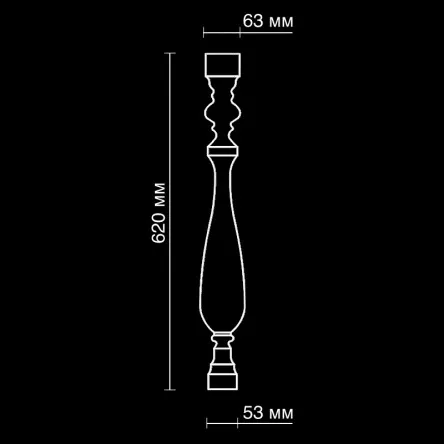 Балясина из гипса Artpole SBL2