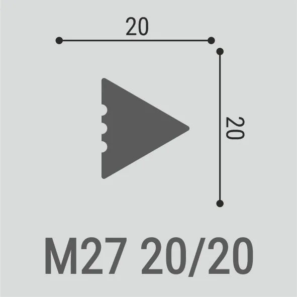 Молдинг Bello Deco М27 20/20